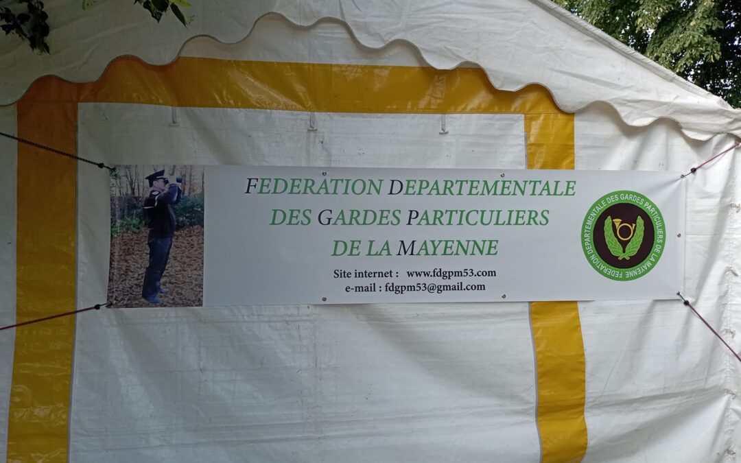 Les gardes Chasses particuliers , présent pour le 10è anniversaire